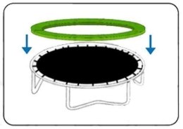 Osłona na sprężyny do trampoliny 8 FT 252 cm JUMPI